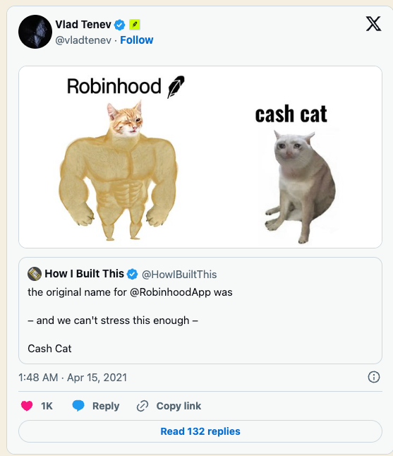 CASHCAT：Robinhood链的第一个爆款，来自它的「曾用名」