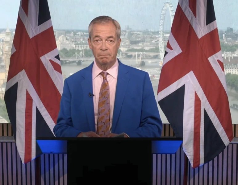 Nigel Farage Resigns as MP Amid Crypto Gift Scandal, to Contest By-Election