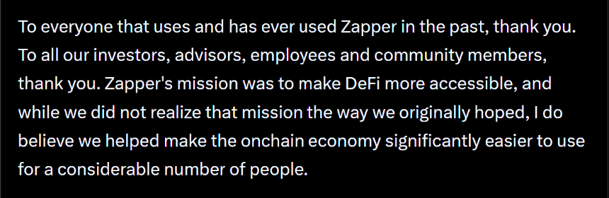  Zapper shuts down after 7 years despite $13B peak volume – Details 