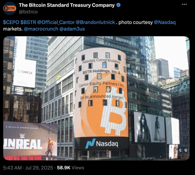 Adam Back’s Bitcoin Treasury Firm Renegotiates SPAC Merger Terms with Cantor Fitzgerald