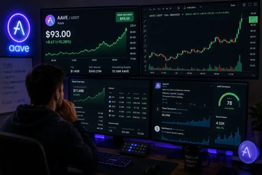 AAVE Surges Toward $100 as Stable Vaults Launch Boosts DeFi Adoption