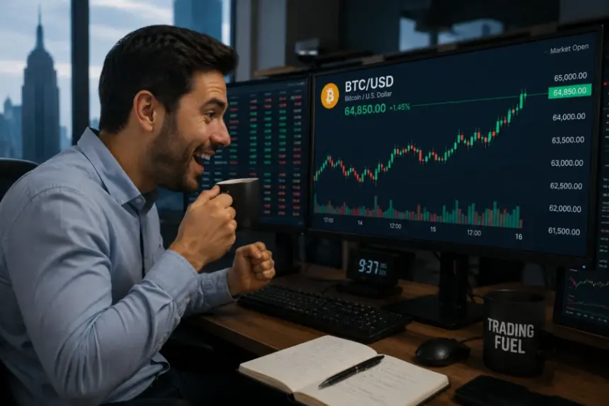 Bitcoin Surges Above $64K as US Inflation Slows, Fueling Fed Pivot Hopes