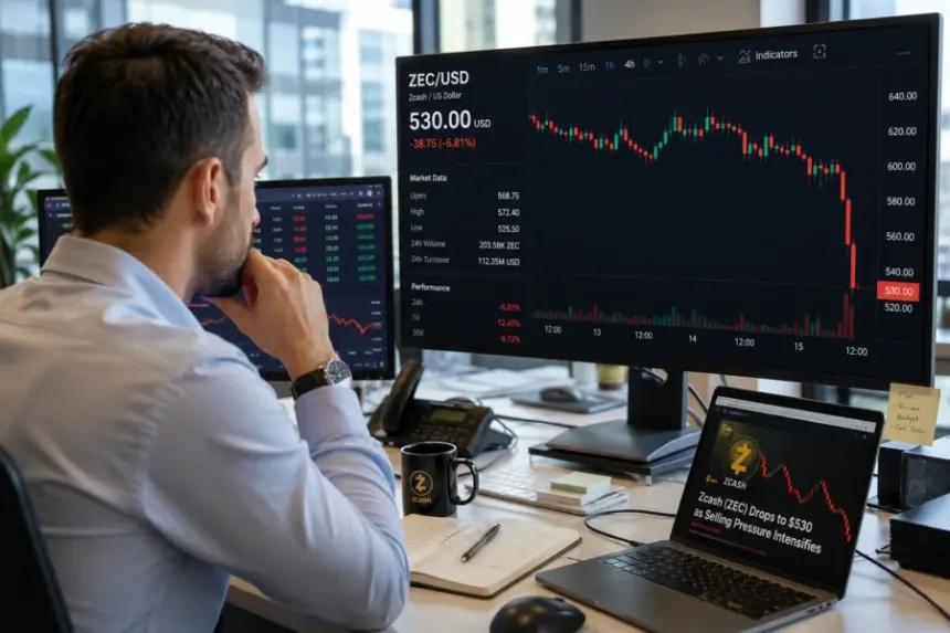 Zcash price chart