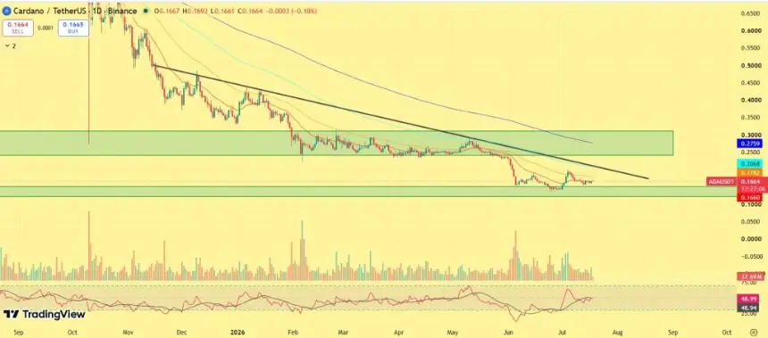 Cardano Surges 5%: Whales Accumulate at Fastest Pace Since 2023 as ADA Nears Key Resistance