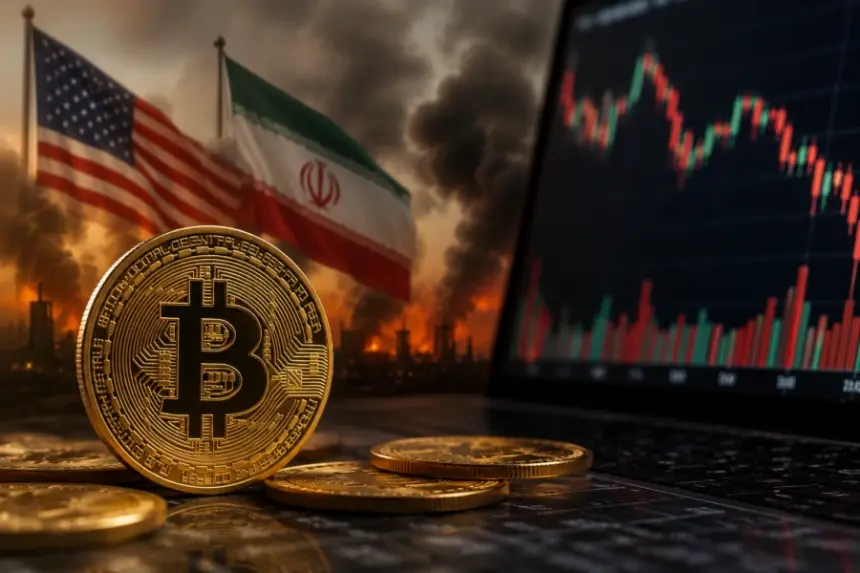 Bitcoin under pressure amid US–Iran tensions