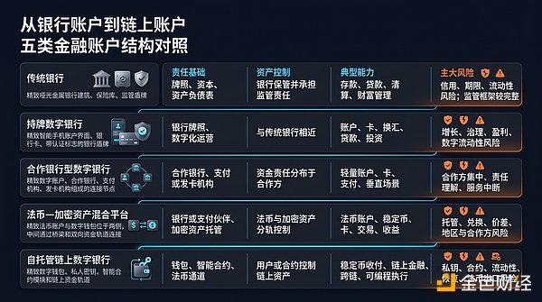 链上账户与银行账户对比