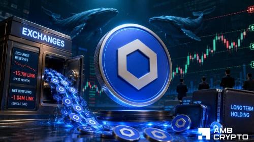 Chainlink交易所流出1570万LINK,多头蓄势挑战9.19美元