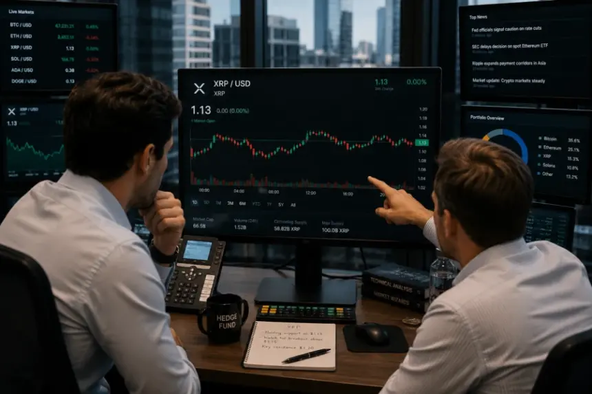 XRP stalls below key EMAs despite improving on-chain activity; geopolitical risks cap recovery