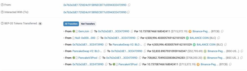 Balance Coin 暴跌 99.75% – 预言机漏洞利用过程