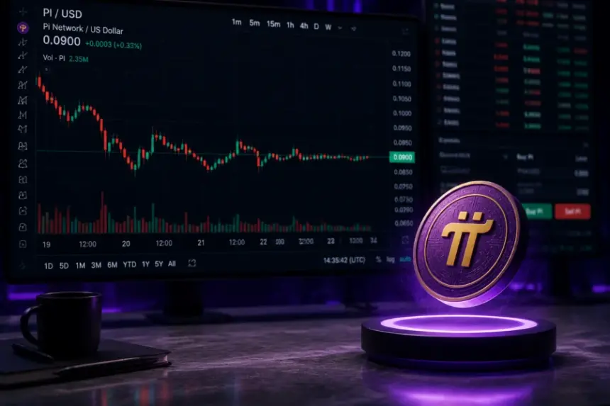 Pi Network Holds at $0.09 as Open Interest Plunges From June Peak, Bulls Face Key Resistance