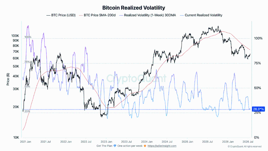 Bitcoin Realized Volatility