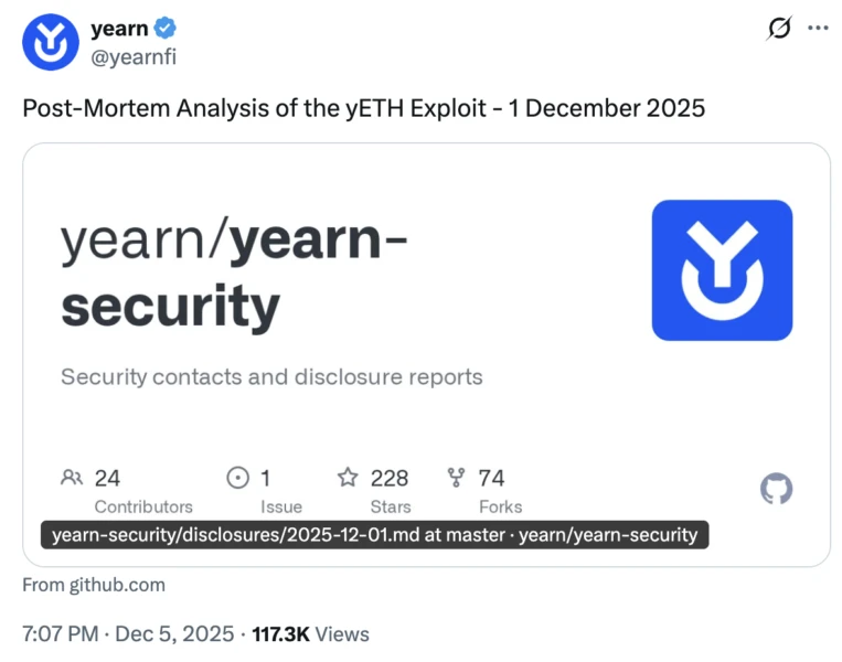 Yearn漏洞事件