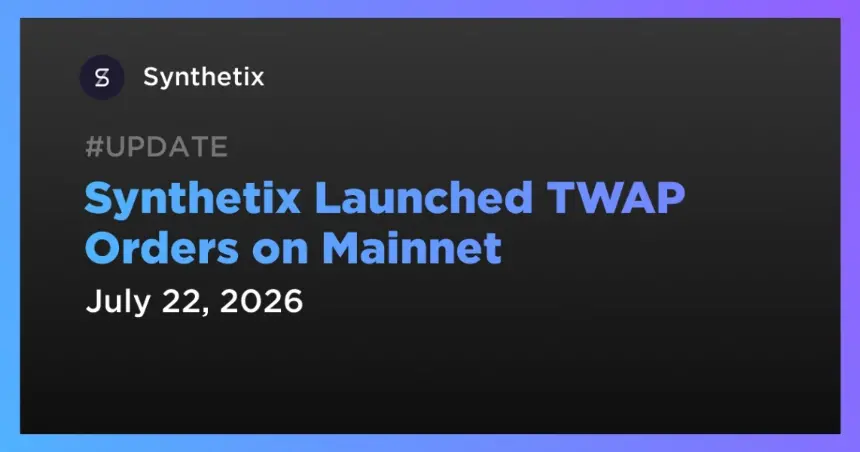TWAP