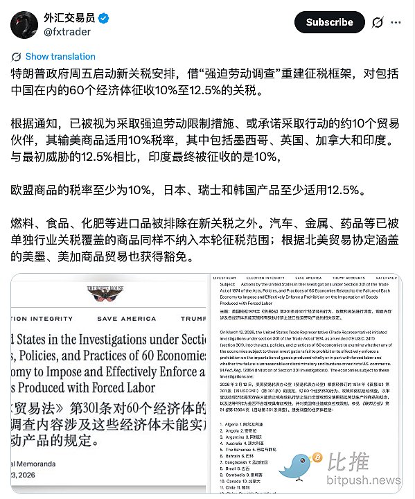 特朗普加关税1