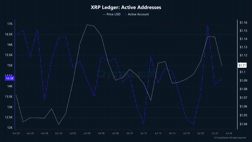 XRP活跃地址