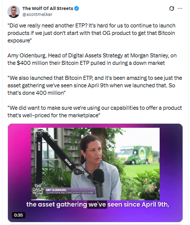 Bitcoin: Can $400M Morgan Stanley inflows help BTC reclaim $65K?