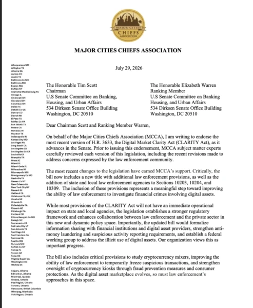 CLARITY Act update news