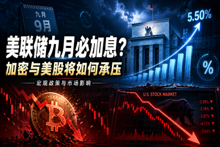 加息预期一周骤升,加密与美股面临九月紧缩考验