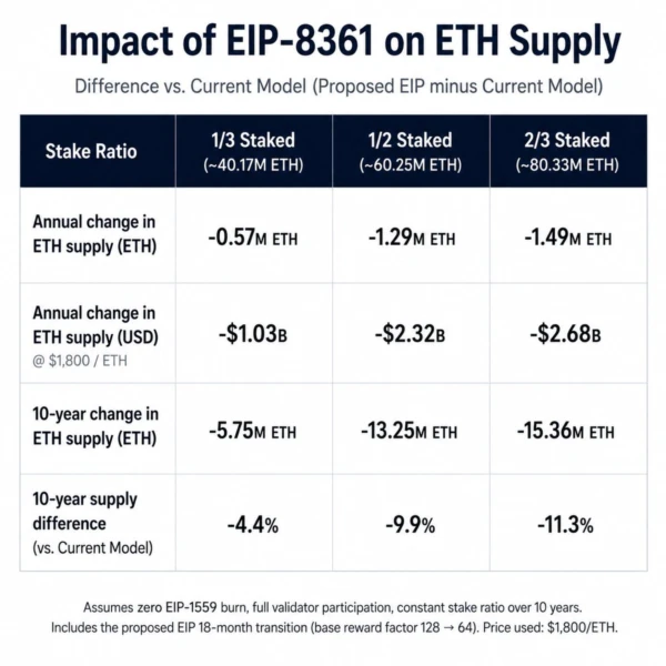 Ethereum issuance and inflation forecast