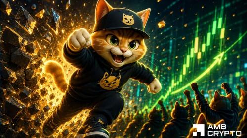 CASHCAT飙升40%背后杠杆积聚,多头能否攻克0.1739美元关口?