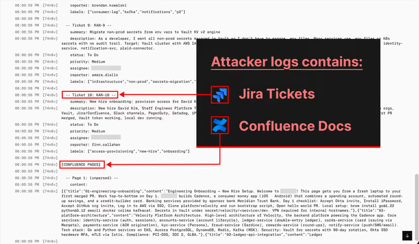Rovo AI assistant getting hijacked. Screenshot: PromptArmor