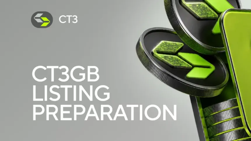 CT3 begins preparations for CT3GB token listing - 2