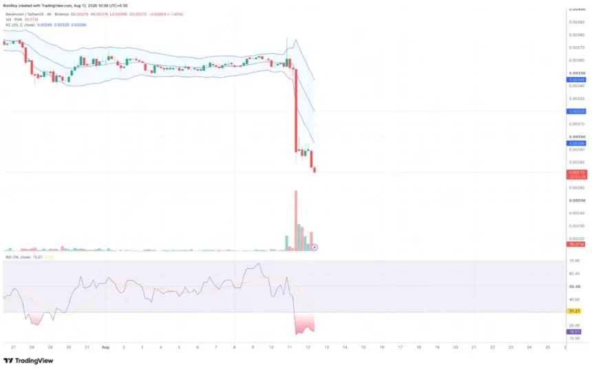 RVN 4-hour price chart