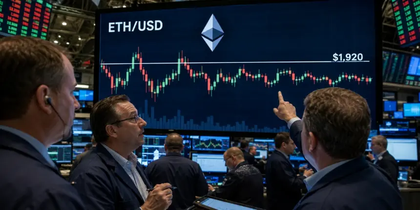 Ethereum tests resistance near $1,920