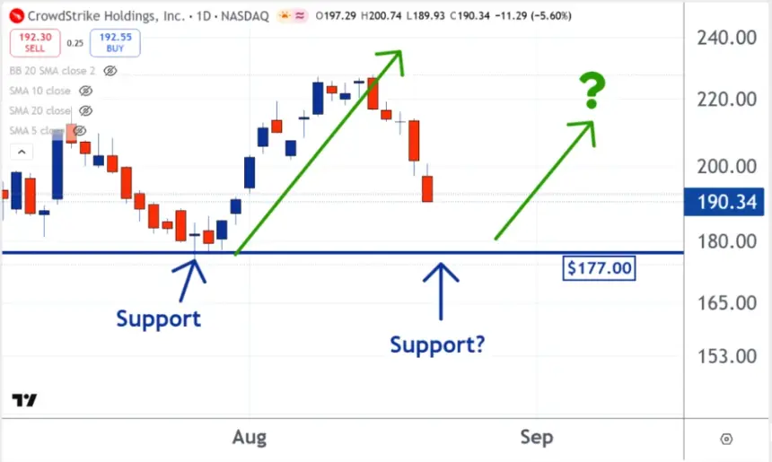 CrowdStrike chart