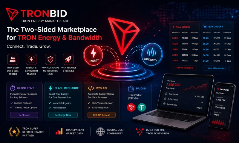 TronBid marketplace expansion