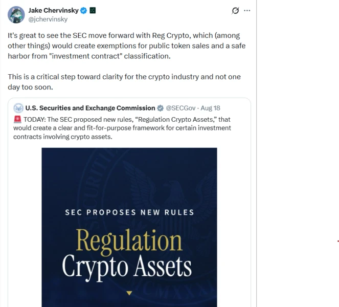 SEC moves forward with Reg Crypto