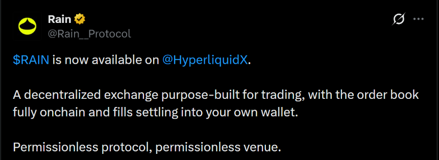 RAIN surges 21% after $108M burn and Hyperliquid listing – Can it clear $0.0195?