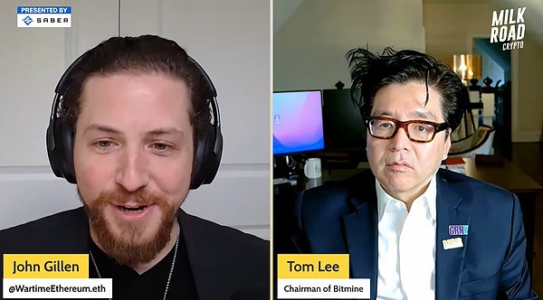 对话Tom Lee：推动ETH今年上涨有四大催化剂