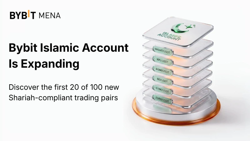 Bybit Expands Islamic Account with 20 New Shariah-Compliant Trading Pairs, 100 Planned by Year-End