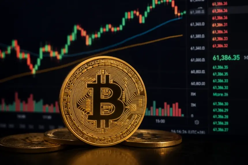 Bitcoin rally extends above $61K as weak jobs data fuels recovery.