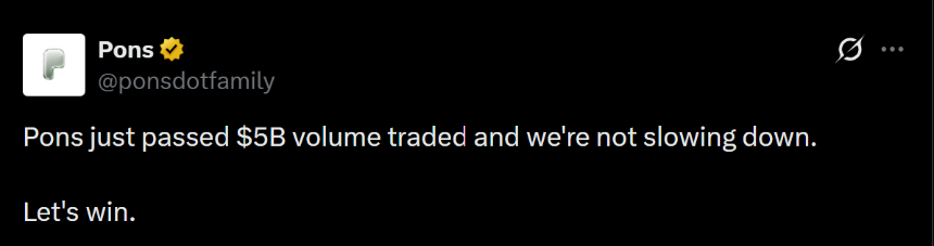 PONS Debuts on Binance Alpha: Can $800K Daily Buybacks Counter Early Whale Profit-Taking?