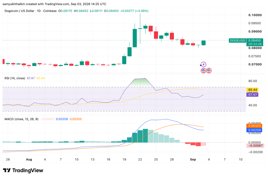 dogecoin price