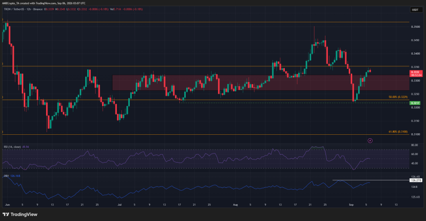 TRON 12-hour Chart