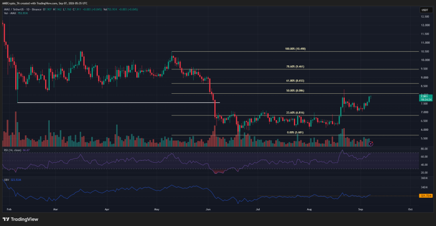 Avalanche 1-day Chart