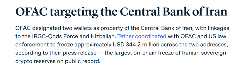Iran crypto inflow trends