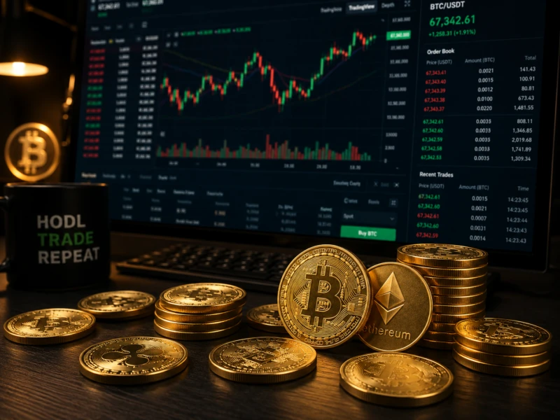 Bitcoin trading desk