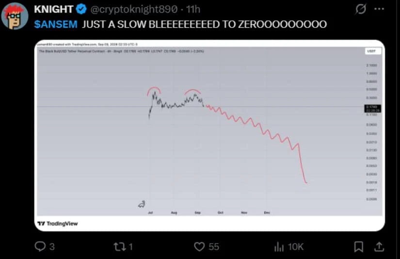 Bearish Chart Points to Lower Price Levels