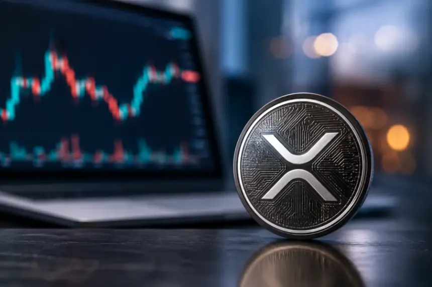 XRP代币与加密货币交易图表