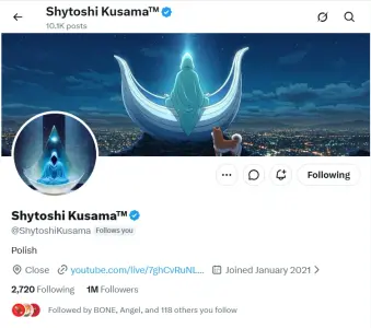 SHIB 社区猜测升温：Shytoshi Kusama 将 X 简介悄然改为“Polish”