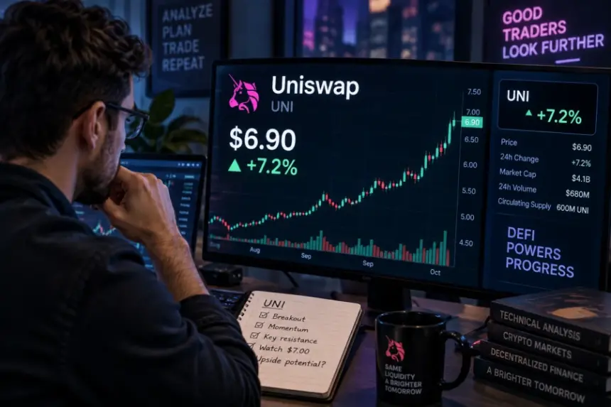 分析师查看 Uniswap 价格