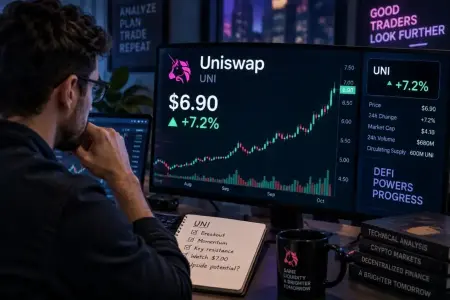 Uniswap 两年下降楔形突破后瞄准 80% 上行空间，7.78 美元成关键阻力