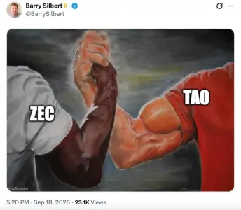 Barry Silbert 押注 Bittensor(TAO):去中心化 AI 或成“Zcash 式”稀缺性新赌注