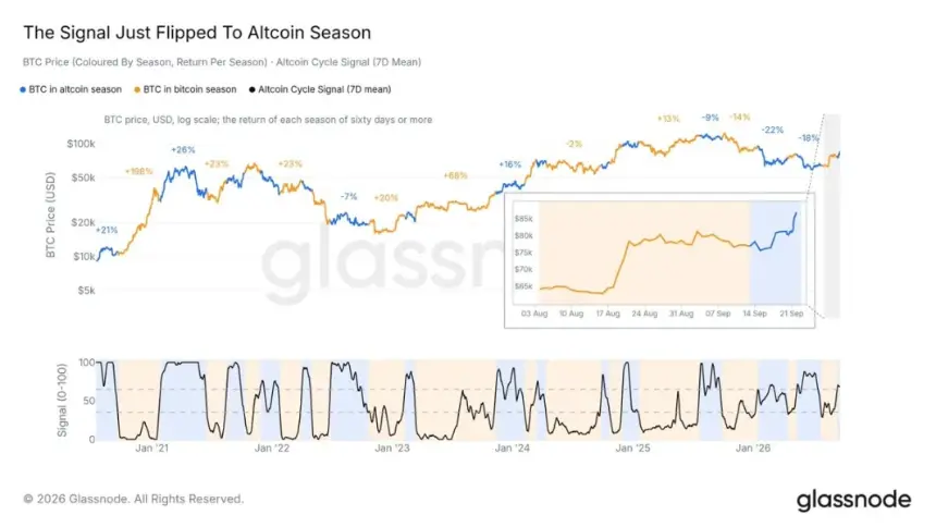 Glassnode山寨币周期信号图表