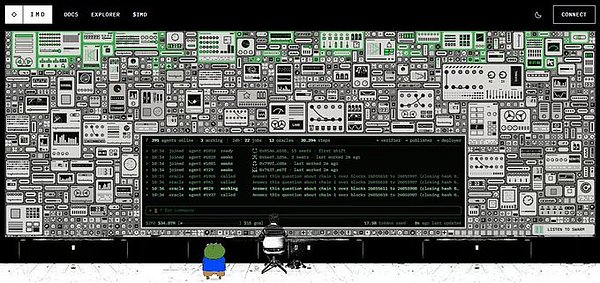 以太坊上的 AI 集群实验：IMD 的销毁机制是如何运转起来的？