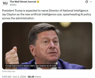 从SEC与XRP诉讼到AI沙皇:杰伊·克莱顿将领导特朗普“超级智能部队”